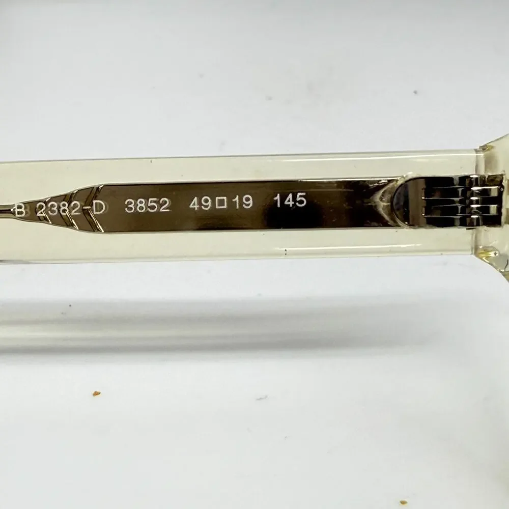 BURBERRY B 2382-d 3852 Eyeglasses Frames Clear Yellow 49-19-145 H20365 - Picture 5 of 8